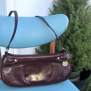 Brahmin Brown Leather Shoulder Bag